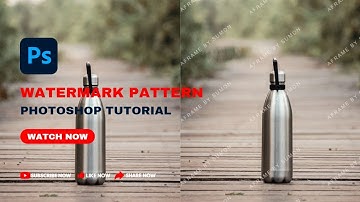 Watermark Pattern Making In Photoshop - Photoshop Tutorial