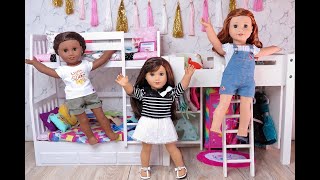 American Girl Doll Bedrooms ~ McKenna's Bedroom, Lanie's Bedroom, Corrine Bedroom, Gabriela Bedroom!