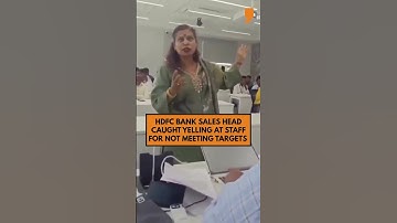 HDFC Bank Sales Head Shouts at Staff in Viral Video | Work Culture Under Fire | News9