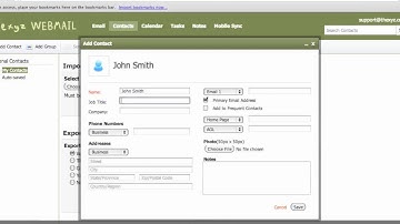 Managing Your Webmail Contact List With Thexyz Webmail