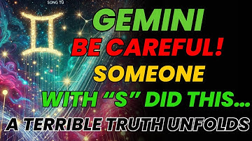 ♊ GEMINI – A TERRIBLE THING IS ABOUT TO HAPPEN TO SOMEONE WITH THE LETTER “S” 🕯️ DEC 21–31 SHOCK!