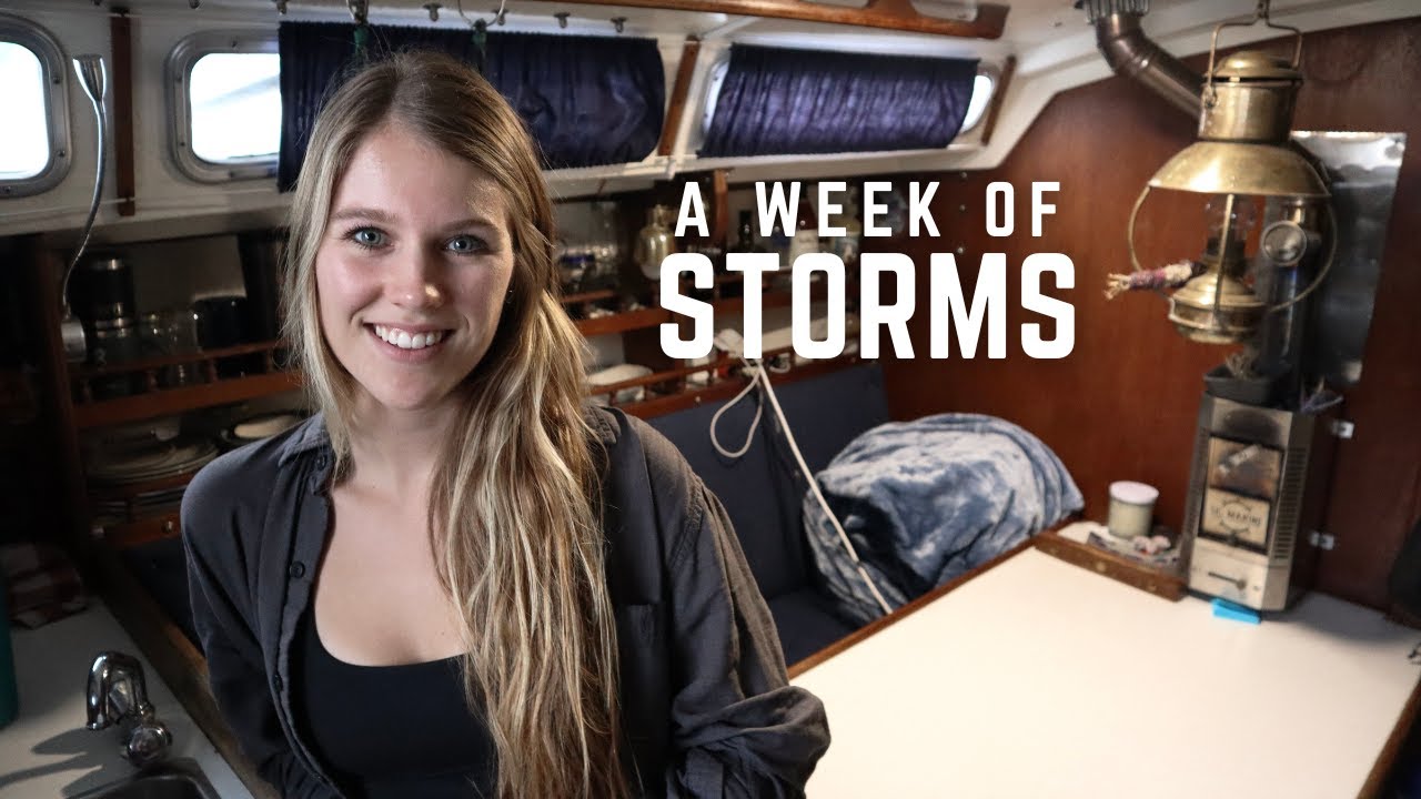 Days in the Life During Stormy Weather on a Sailboat