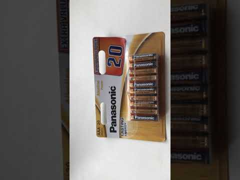 Обзор Батарейка Panasonic Alkaline Power AAA BLI 20 из Rozetka