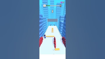 Roof Rails : All levels gameplay #Shorts