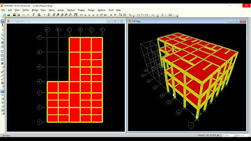 Pemodelan Struktur Gedung 3 lantai menggunakan SAP2000