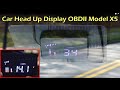 Car Head Up Display 3" OBDII (HUD) - Model X5