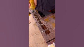The rosewood fretboard looks awesome with stainless steel frets