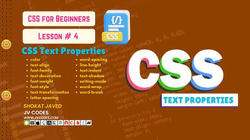 CSS Text Property | Beginners to Advance Level | Lesson 4