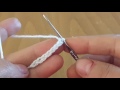 غرزة النصف عمودفيديو تعليمي للمبتدئين/how to crochet half double crochet