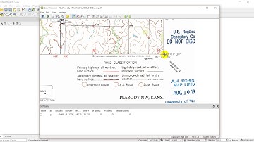 Georeference a topographic map in QGIS (Version 3.x)