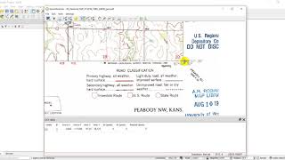 georeference a topographic map in qgis (version 3.x)