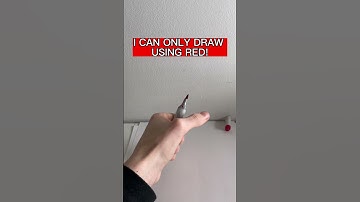 Drawing BUT I CAN ONLY USE THE COLOR RED🔥#drawing #shorts #art #satisfying #challenge