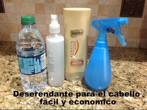 Desenredante para el cabello casero