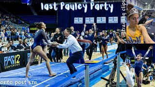 last home meet of the season and come practice with me │ UCLA gymnastics