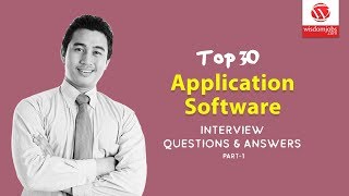 Application Software Interview Questions and Answers 2019 Part-1| Application Software | WisdomJobs screenshot 2