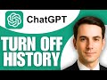 How to Turn Off ChatGPT History