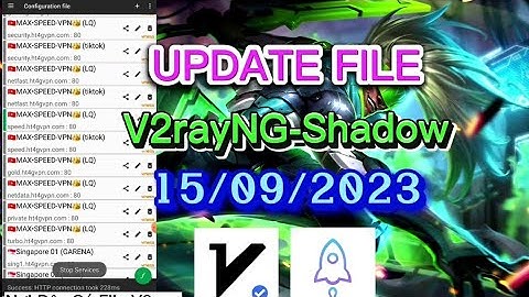 Update File Vip [V2_rayNG + E-V2ray] mới nhất (15/09/2023) Full nền & Sever tốc độ cao. VPS vip pro🚀