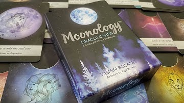 Flip Through & Review Of The Moonology Oracle Cards! 🌛🌜🌝
