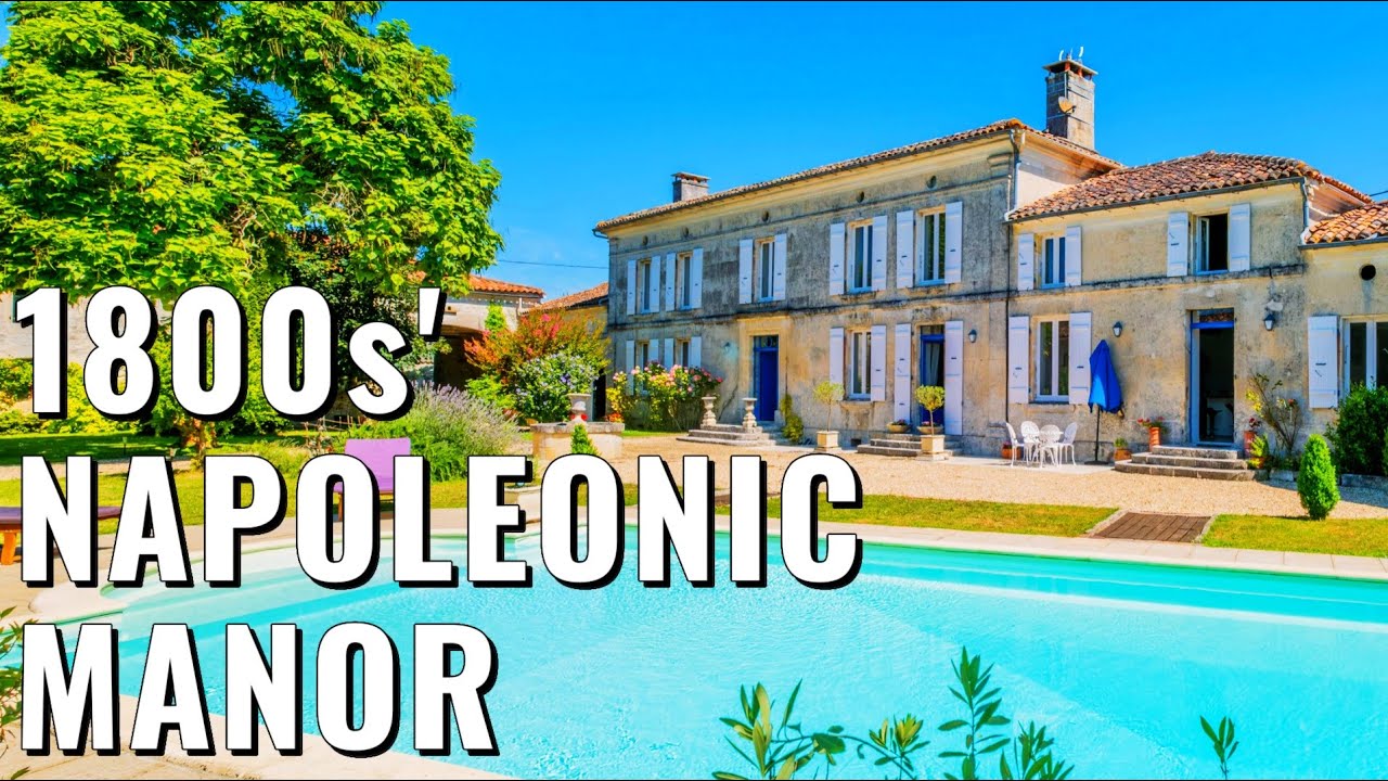 Buy a Napoleonic Manor in France | Modern Luxury & Historical Charm - A30604JHI16