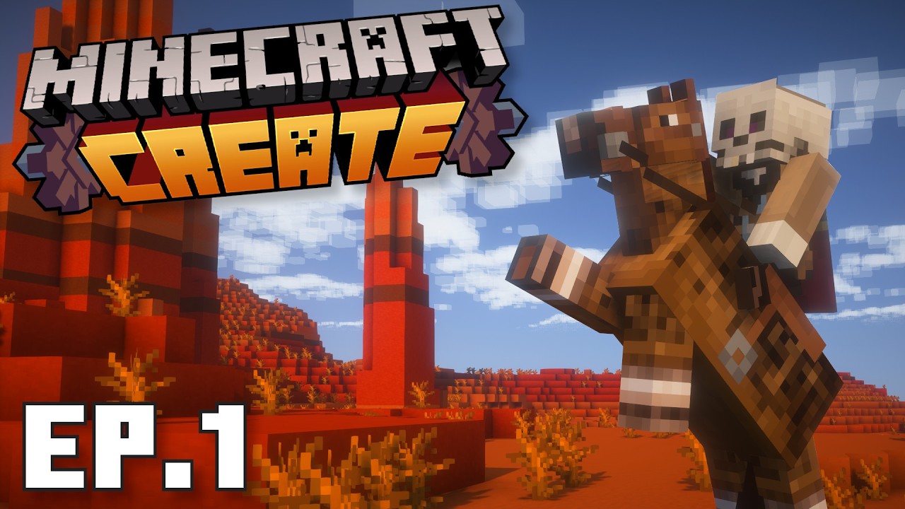 An Exciting New Adventure! - Hardcore Create Mod - Episode 1 - YouTube