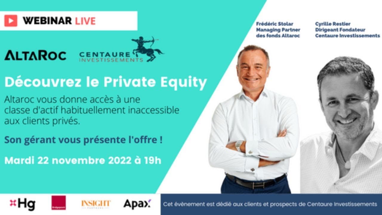 Altaroc & Centaure Investissements vous présente le private equity