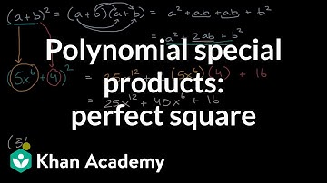 Polynomial special products: perfect square | Algebra 2 | Khan Academy