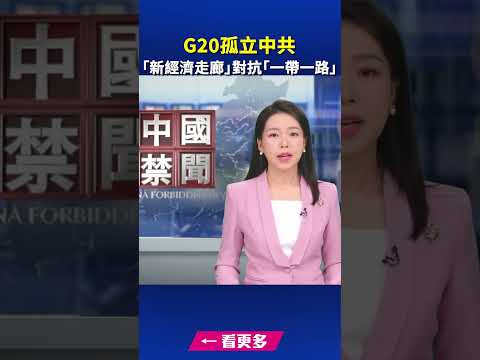 G20孤立中共 “新经济走廊”对抗“一带一路”