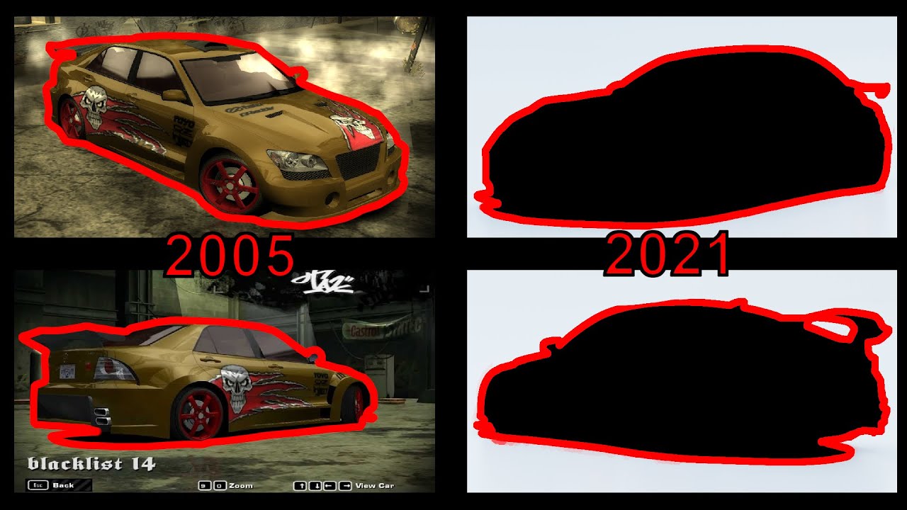 Nfs Most Wanted Blacklist All Cars