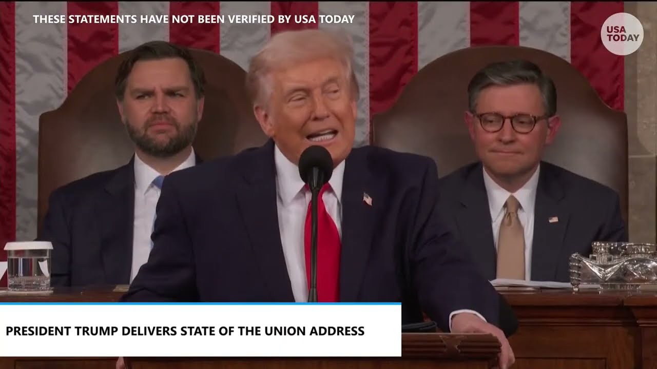 Full 2026 State of the Union address by President Donald Trump