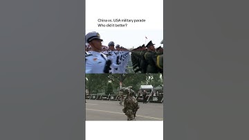 Thumbnail of #trump #trumpnews #parade #military #comparison #marching #soldiers #china #usa #usarmy #viral #fypp