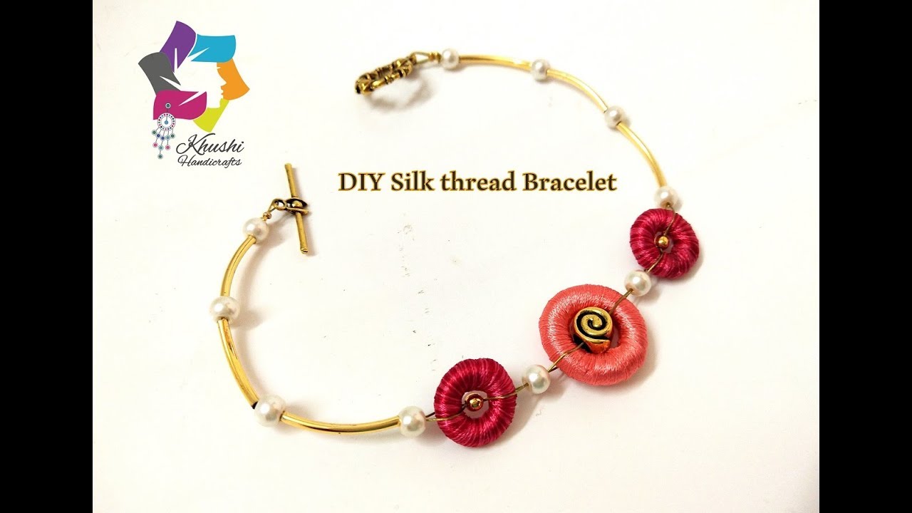 How to make Silk Thread Bangle Making at Home || Step by Step Tutorial -  YouTube