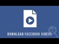 How to download video from facebook to computer || Simply Defined - Urdu...