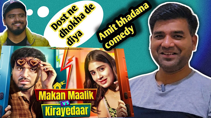 Makan Malik Vs Kirayedar ||Amit Bhadana Comedy|| Reaction|| Reyaz Reaction