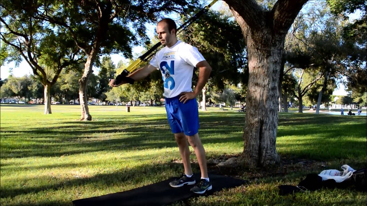 TRX Chest Press 1 Arm YouTube