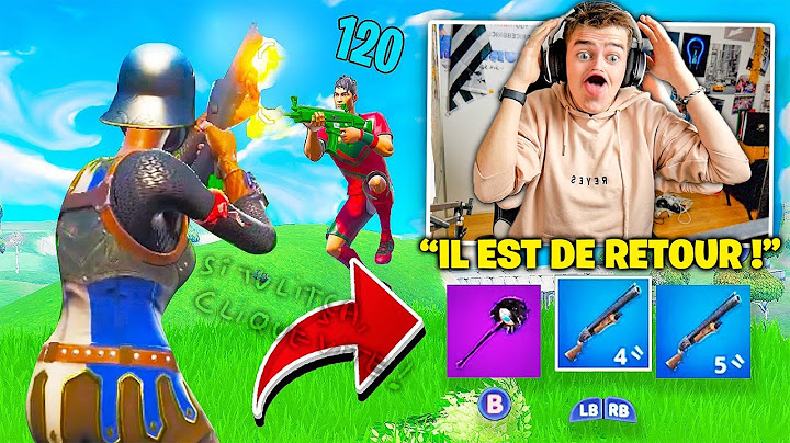 Le RETOUR du DOUBLE POMPE sur Fortnite... (oui ENFIN)