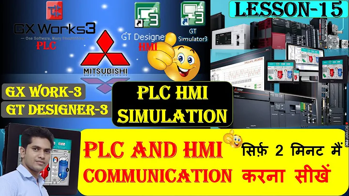 Mitsubishi PLC HMI communication | Mitsubishi Q Series plc | PLC HMI simulation mitsubishi | Gxwork3