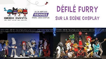 Défilé Furry - Scène Cosplay aux Geek Days de Rennes