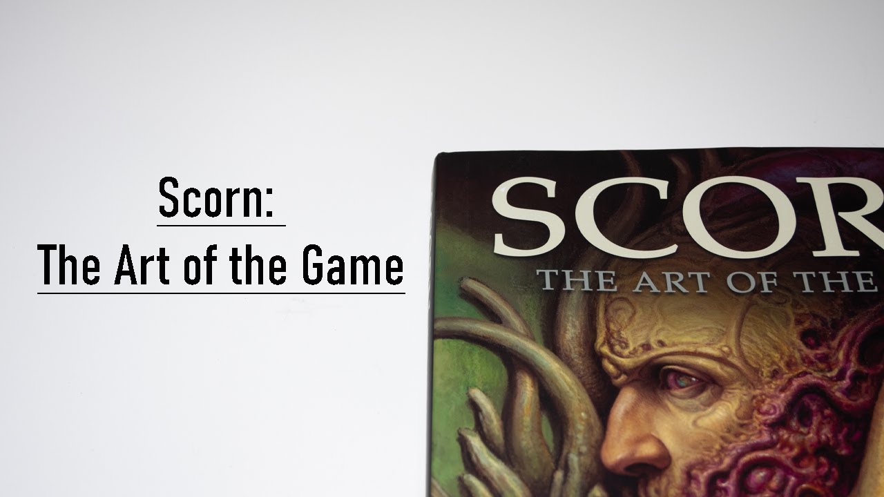 SCORN アートブック Scorn: The Art of the Game - Book Flip Through - YouTube