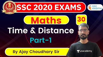 4:00 PM - SSC 2020 Exam | Maths by Ajay Chaudhary | Time & Distance (Part-1)