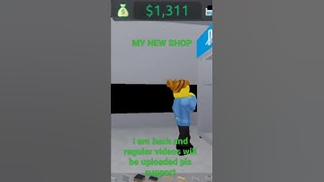 I opened my new shop in roblox[retail tycoon 2]