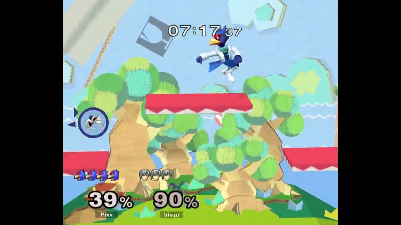 Moonwalkers 105 — Pools — Pixx ⟮Falco⟯ vs biaza ⟮Marth⟯