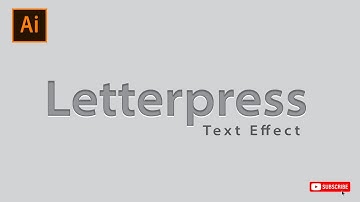 How to Make Editable Letterpress Text Effect in Adobe Illustrator