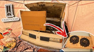 I Purchased a Aluminum Radiator and Electric Fan Combo From TEMU for My Cutlass 307 Motor