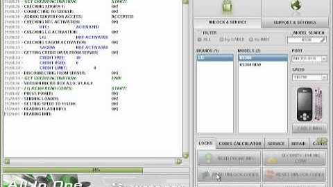 LG KS360 READ CODE BY MICROBOX