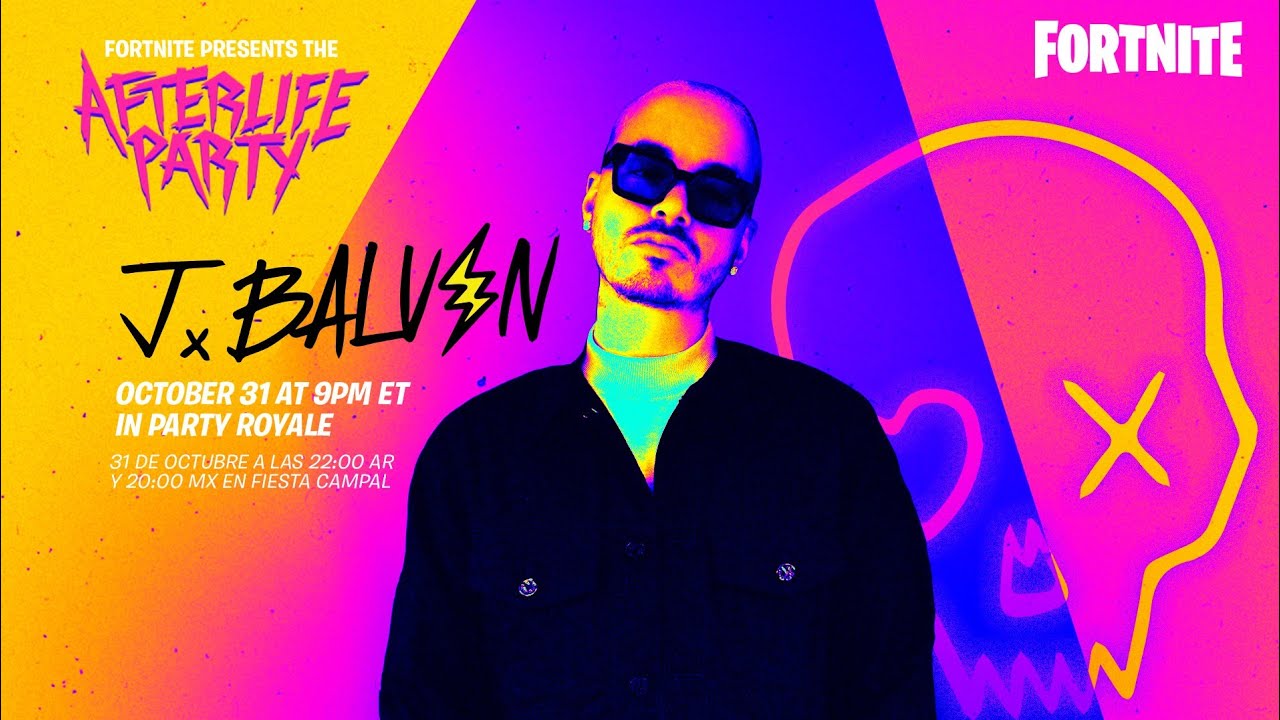 *New* Fortnite X J Balvin Afterlife Party (Halloween Version)