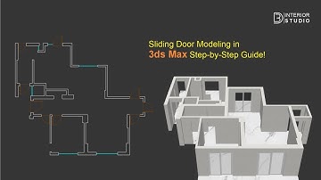 Sliding Door Modeling in 3ds Max Step-by-Step Guide @3dinteriorstudio