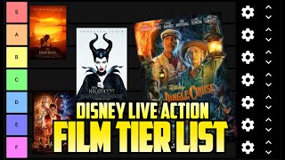 All Live Action Disney Films Ranked! | TIER LIST RANKING