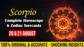 Daily Horoscope Scorpio: Shocking Astrology Insights for August 20-21, 2025!