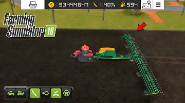 Fs 18 Sowing Seeds With Seeding Machine | Farming Simulator 18 Gameplay | Fs18 timelapse #fs18 