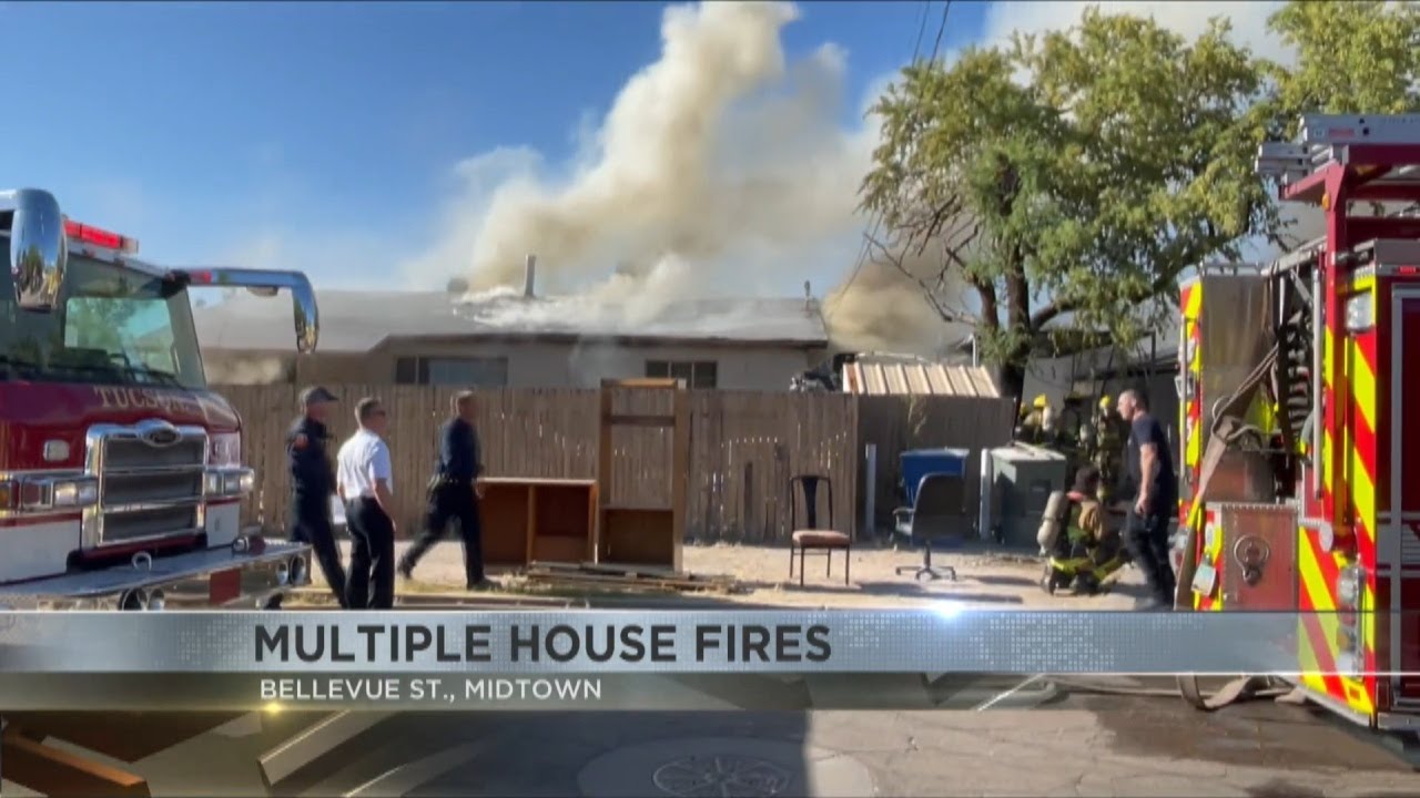 Seven people displaced after midtown house fire - YouTube